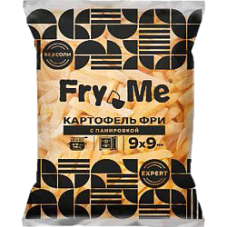 «FRY ME» expert french fries with breading 9x9 mm