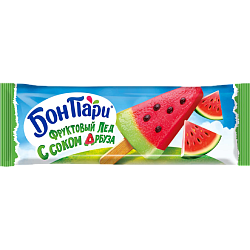 «BON PARI» watermelon fruit ice popsicle