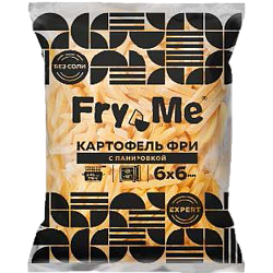 «FRY ME» Expert картофель фри с панировкой 6x6 мм