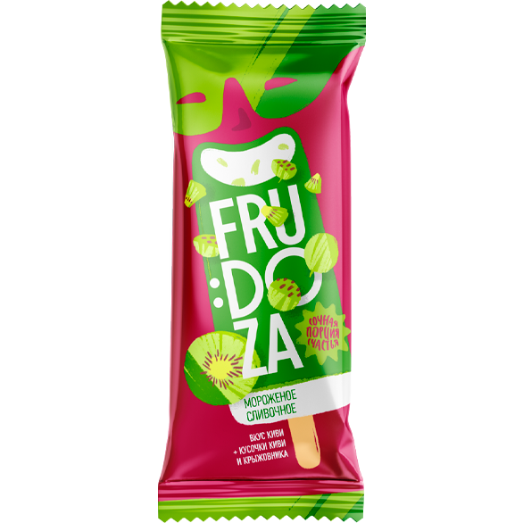 «FRUDOZA» киви-крыжовник сливочное эскимо «FRUDOZA» киви-крыжовник сливочное эскимо