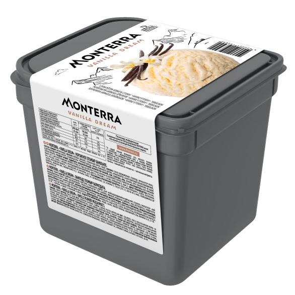 «MONTERRA» мороженое пломбир ванильное