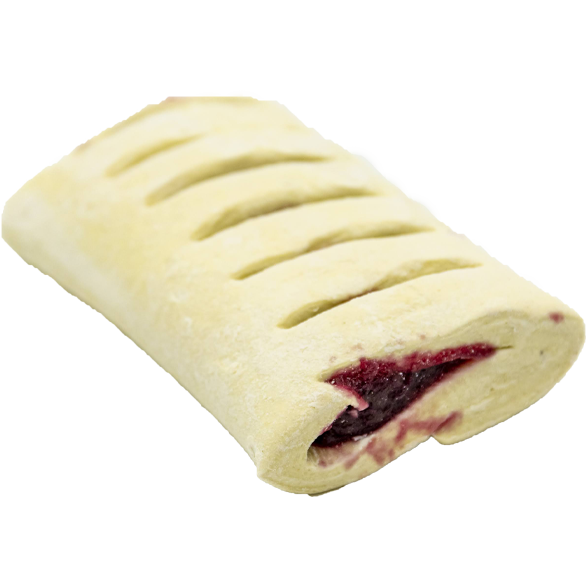«FIVE STARS» strudliks (puff pastries) with raspberry filling «FIVE STARS» strudliks (puff pastries) with raspberry filling