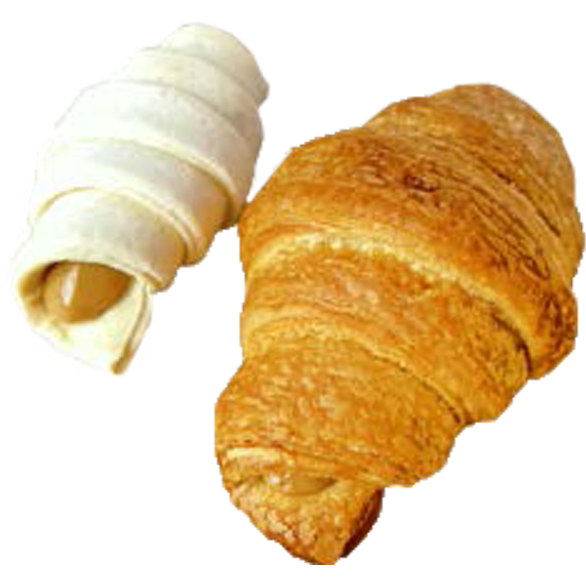 «AGS» croissant filled with caramel flavor (proofed) «AGS» croissant filled with caramel flavor (proofed)