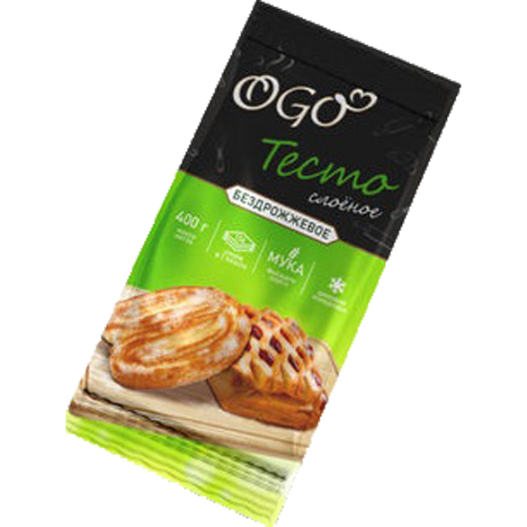 «OGO» puff pastry without yeast «OGO» puff pastry without yeast