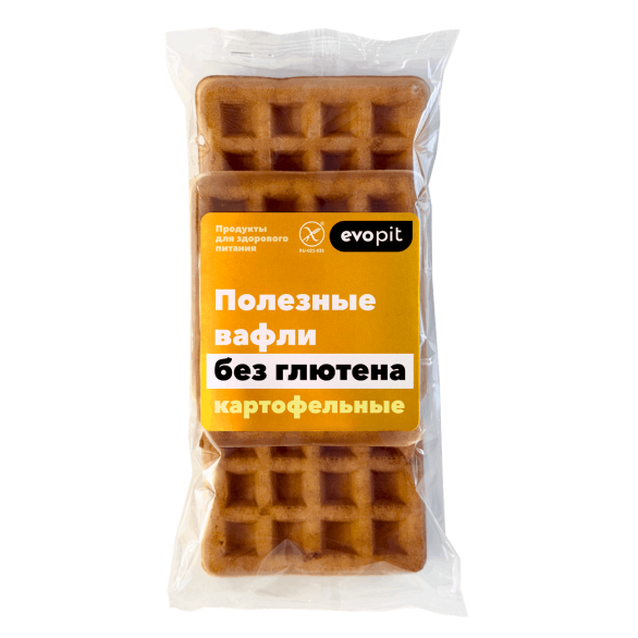 "ЭВОПИТ" картофельные бельгийские вафли без глютена 