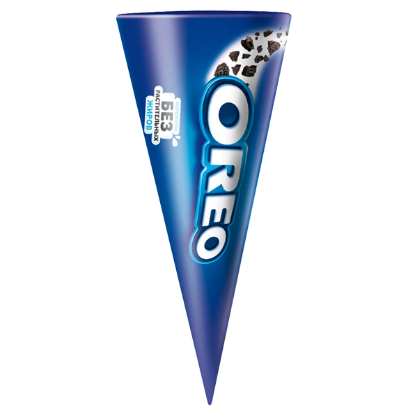 «OREO» vanilla cream with pieces of biscuit horn «OREO» vanilla cream with pieces of biscuit horn