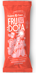  “Я+ФРУДОЗА” ice cream cream kiwi and gooseberry with strawberry flavor