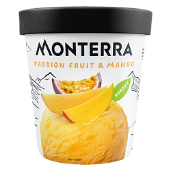 «MONTERRA» sorbet mango, passion fruit glass cardboard