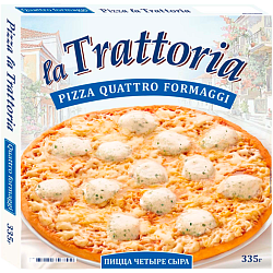 «lA TRATTORIA» 4 cheese pizza