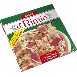 «RIMIO» pizza with ham and mushrooms