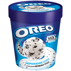 «OREO» vanilla with cookie pieces glass cardboard