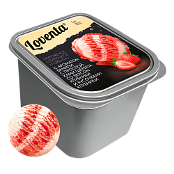 “LOVENTA” strawberry flavored cream ice cream