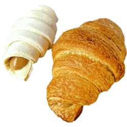 «AGS» croissant filled with caramel flavor (proofed)