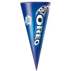 «OREO» vanilla cream with pieces of biscuit horn