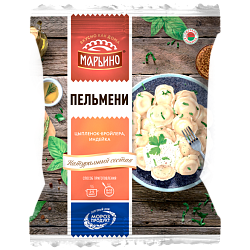 «МАРЬИНО» с цыпленком-бройлера и индейкой пельмени